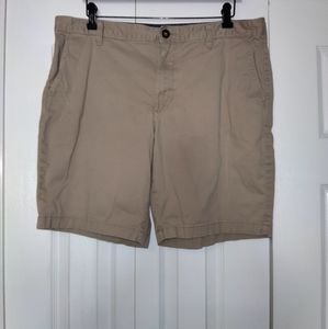 George Men's Flat Front Khaki Chino Shorts 36"